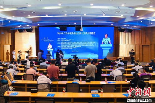 云端 對(duì)接洽談 江西品牌商品出口網(wǎng)上交易會(huì)開幕